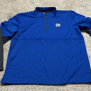Nike NY Giants Men’s Pullover Quarter Zip Large